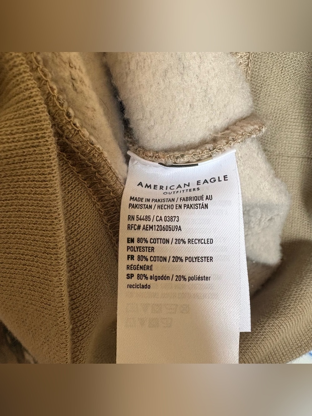 American Eagle Laidback Luxe Heavyweight Hoodie Size Medium - Picture 4 of 5